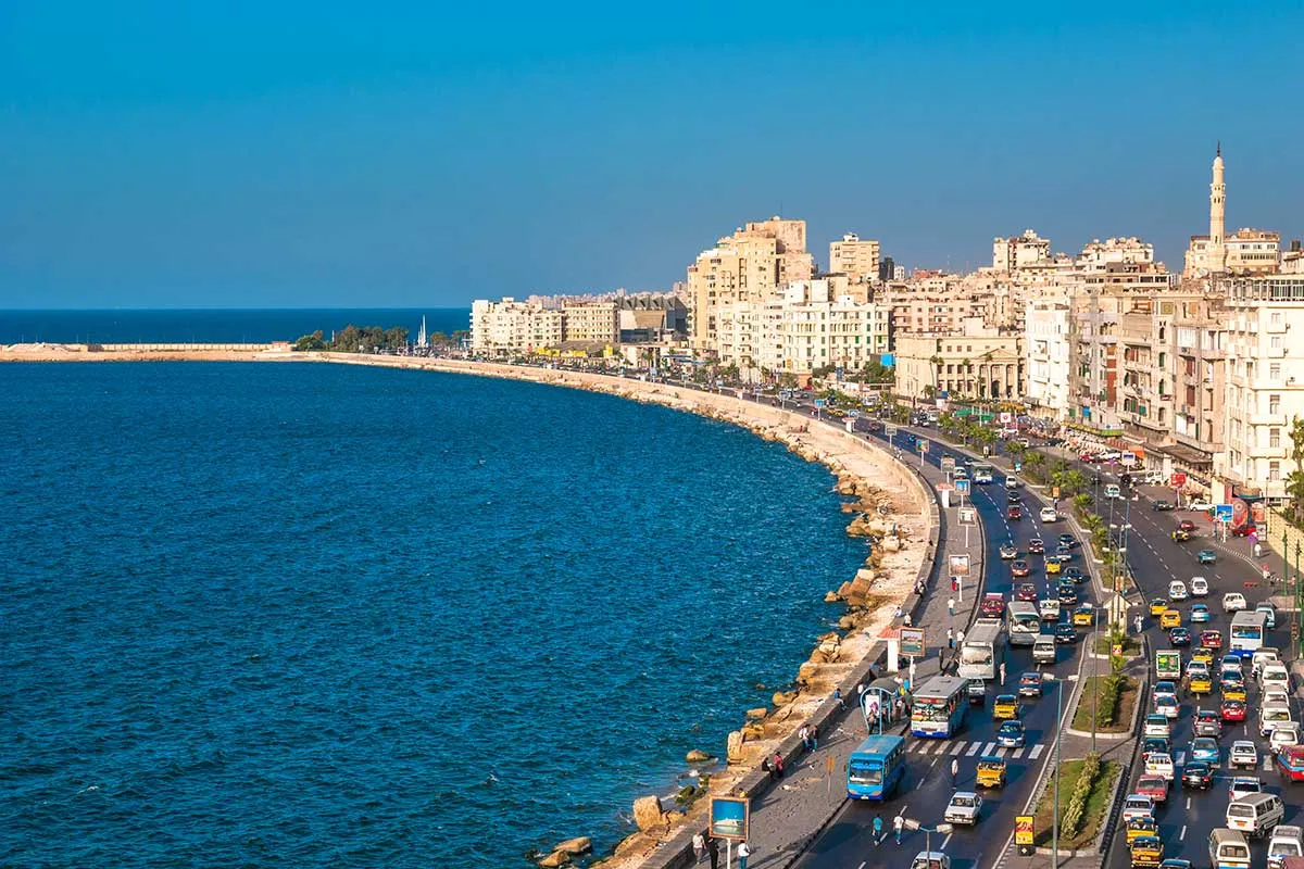 Alt="كورنيش اسكندرية منظر البحر المنتزة"